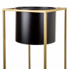 Set de Maceteros Alexandra House Living Negro Metal Hierro 26 x 178 x