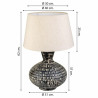 Lámpara de mesa Alexandra House Living Negro Hierro 31 x 62 x 31 cm