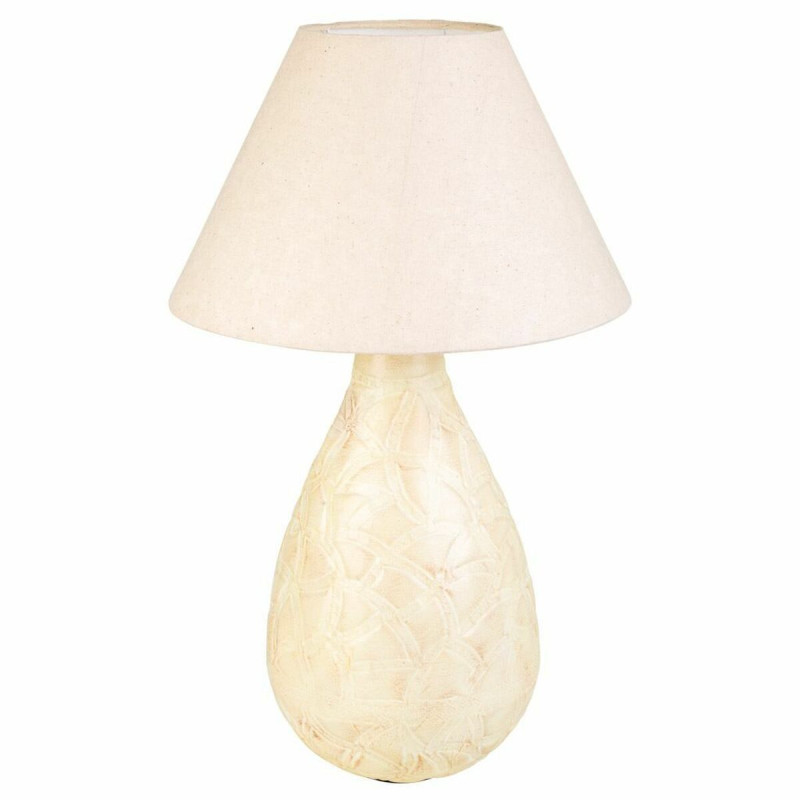 Lámpara de mesa Alexandra House Living Crema Hierro 33 x 60 x 33 cm Lámpara de mesa Alexandra House Living Crema Hierro 33 x 60 x 33 cm