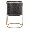 Set de Maceteros Alexandra House Living Negro Metal Hierro 26 x 178 x