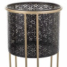 Set de Maceteros Alexandra House Living Negro Metal Hierro 26 x 150 x