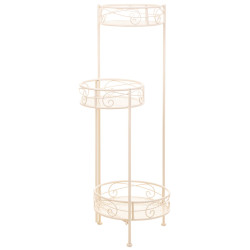 Soporte para Maceta Alexandra House Living Blanco Metal Hierro 25 x 15