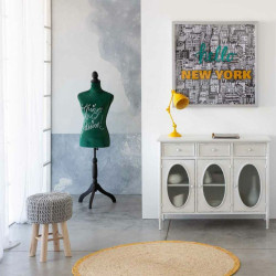Flexo/Lámpara de escritorio Alexandra House Living Amarillo Metal 13