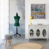 Flexo/Lámpara de escritorio Alexandra House Living Amarillo Metal 13