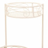 Soporte para Maceta Alexandra House Living Blanco Metal Hierro 25 x 15
