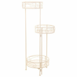 Soporte para Maceta Alexandra House Living Blanco Metal Hierro 25 x 15