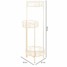 Soporte para Maceta Alexandra House Living Blanco Metal Hierro 25 x 15