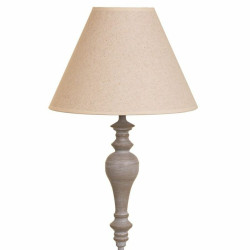Lámpara de Pie Alexandra House Living Blanco Gris 220-240 V 38 x 155