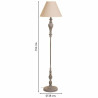 Lámpara de Pie Alexandra House Living Blanco Gris 220-240 V 38 x 155