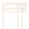 Soporte para Maceta Alexandra House Living Blanco Metal Hierro 28 x 12