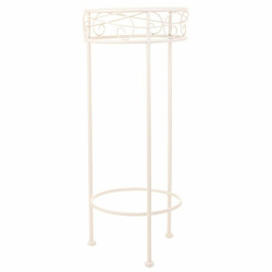 Soporte para Maceta Alexandra House Living Blanco Metal Hierro 28 x 12