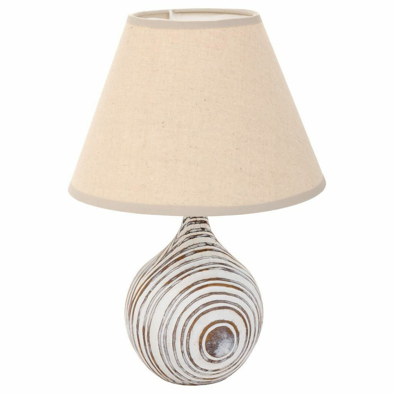 Lámpara de mesa Alexandra House Living Blanco Poliresina 220-240 V 14 Lámpara de mesa Alexandra House Living Blanco Poliresina 220-240 V 14
