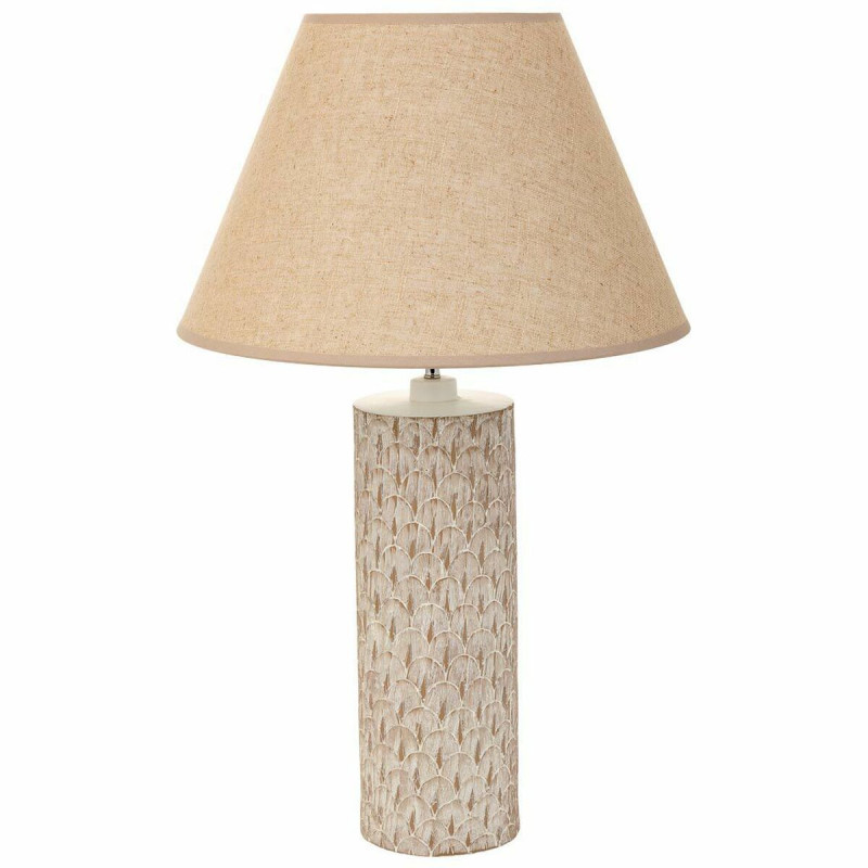 Lámpara de mesa Alexandra House Living Beige Poliresina 220-240 V 14 Lámpara de mesa Alexandra House Living Beige Poliresina 220-240 V 14