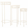 Soporte para Maceta Alexandra House Living Blanco Metal Hierro 28 x 12