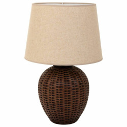 Lámpara de mesa Alexandra House Living Marrón Poliresina 220-240 V 2
