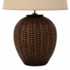 Lámpara de mesa Alexandra House Living Marrón Poliresina 220-240 V 2