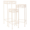Soporte para Maceta Alexandra House Living Blanco Metal Hierro 28 x 16