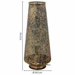 Lámpara de mesa Alexandra House Living Oro Hierro 24 x 57 x 24 cm