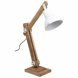 Flexo/Lámpara de escritorio Alexandra House Living Blanco Metal Hierr