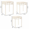 Soporte para Maceta Alexandra House Living Blanco Metal Hierro 25 x 45