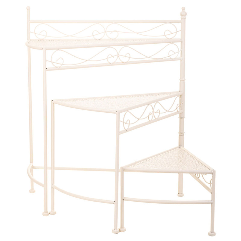 Soporte para Maceta Alexandra House Living Blanco Metal Hierro 25 x 37