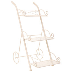 Soporte para Maceta Alexandra House Living Blanco Metal Hierro 25 x 32