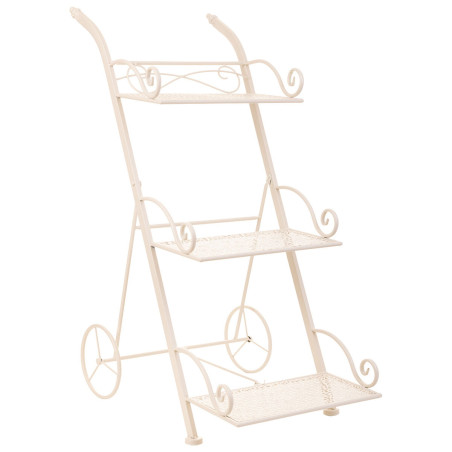 Soporte para Maceta Alexandra House Living Blanco Metal Hierro 25 x 32