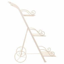 Soporte para Maceta Alexandra House Living Blanco Metal Hierro 25 x 32