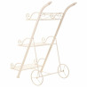 Soporte para Maceta Alexandra House Living Blanco Metal Hierro 25 x 32