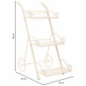Soporte para Maceta Alexandra House Living Blanco Metal Hierro 25 x 32