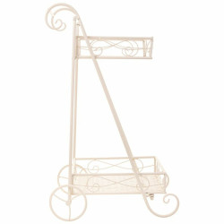 Soporte para Maceta Alexandra House Living Blanco Metal Hierro 23 x 65