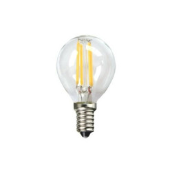 Bombilla LED Esférica Silver Electronics 1960314 E14 4W 3000K A++ (Lu