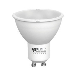 Bombilla LED Dicroica Silver Electronics ECO GU10 7W 3000K (Luz Cálid