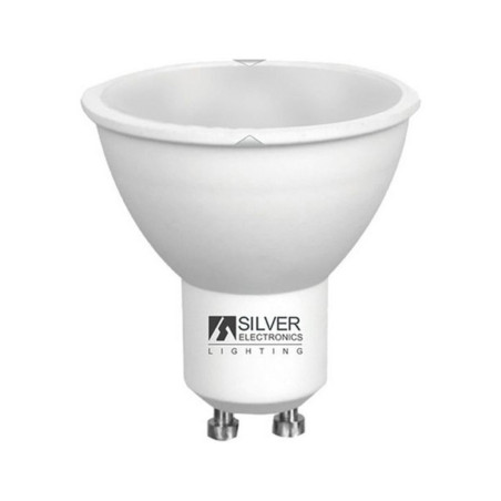 Bombilla LED Dicroica Silver Electronics ECO GU10 7W 3000K (Luz Cálid