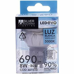 Bombilla LED Silver Electronics Dicroica LED EVO 8W GU10 5000K 8 W 500