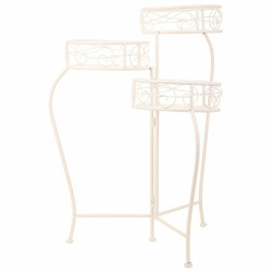 Soporte para Maceta Alexandra House Living Blanco Metal Hierro 34 x 76