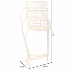 Soporte para Maceta Alexandra House Living Blanco Metal Hierro 34 x 76