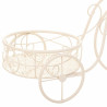 Soporte para Maceta Alexandra House Living Blanco Metal Hierro Bicicle