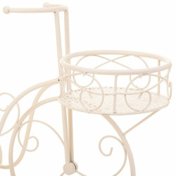 Soporte para Maceta Alexandra House Living Blanco Metal Hierro Bicicle
