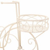 Soporte para Maceta Alexandra House Living Blanco Metal Hierro Bicicle
