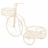 Soporte para Maceta Alexandra House Living Blanco Metal Hierro Bicicle