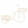 Soporte para Maceta Alexandra House Living Blanco Metal Hierro Bicicle