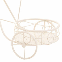 Soporte para Maceta Alexandra House Living Blanco Metal Hierro Bicicle