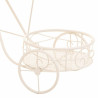 Soporte para Maceta Alexandra House Living Blanco Metal Hierro Bicicle