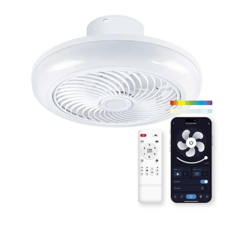 Ventilador de Techo con Luz KSIX Siroco G (3000k - 6500k) Ventilador de Techo con Luz KSIX Siroco G (3000k - 6500k)