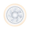 Ventilador de Techo con Luz KSIX Siroco G (3000k - 6500k)