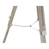 Lámpara de Pie DKD Home Decor Metal Madera Plata Marrón claro Trípo