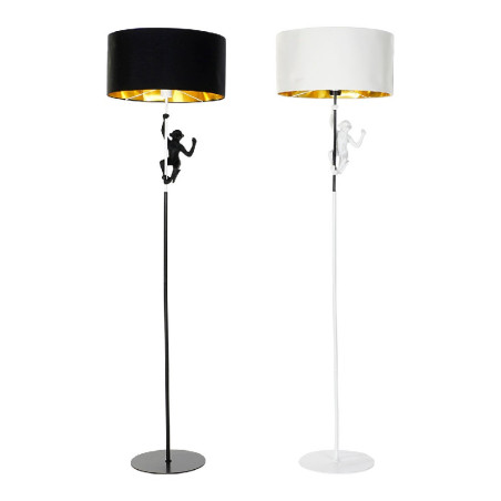 Lámpara de Pie DKD Home Decor 8424001827312 44 x 44 x 166 cm Negro Do