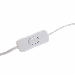 Lámpara de mesa DKD Home Decor Blanco Natural Bambú 40 W 220 V 32 x