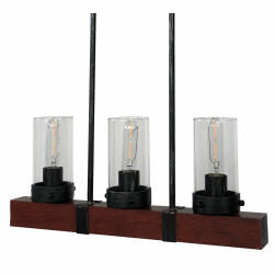 Lámpara de Techo DKD Home Decor Cristal Negro Marrón Aluminio (50 x